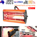 1200W Shortwave Infrared Paint curing Lamp Spray Painting Solary Baking Dryer