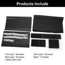 9 Tier Shoe Rack Portable Storage Cabinet Organiser Portable Wardrobe W/ Cover Black