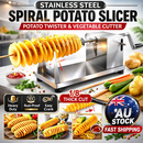 Vegetable Spiral Cutter Potato Twister Tornado Slicer Machine Stainless Steel