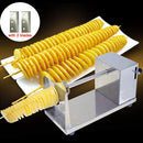 Vegetable Spiral Cutter Potato Twister Tornado Slicer Machine Stainless Steel