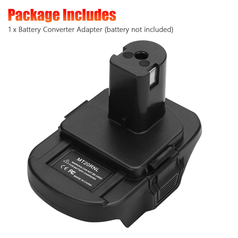 Battery Adapter MT20RNL for Makita Li-ion Batteries Convert to Ryobi 18V Tools