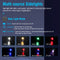 V10 LED Keychain EDC Flashlight USB Rechargeable Magnetic Torch Work Lamp