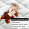 Bamboo Pillowtop Mattress Topper Luxury Bedding Mat Pad Protector Cover King Single 108 x 203 cm