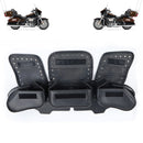 3 Pocket Windshield Bag Waterproof Fit For Harley Electra Glide FLHTC 96-13