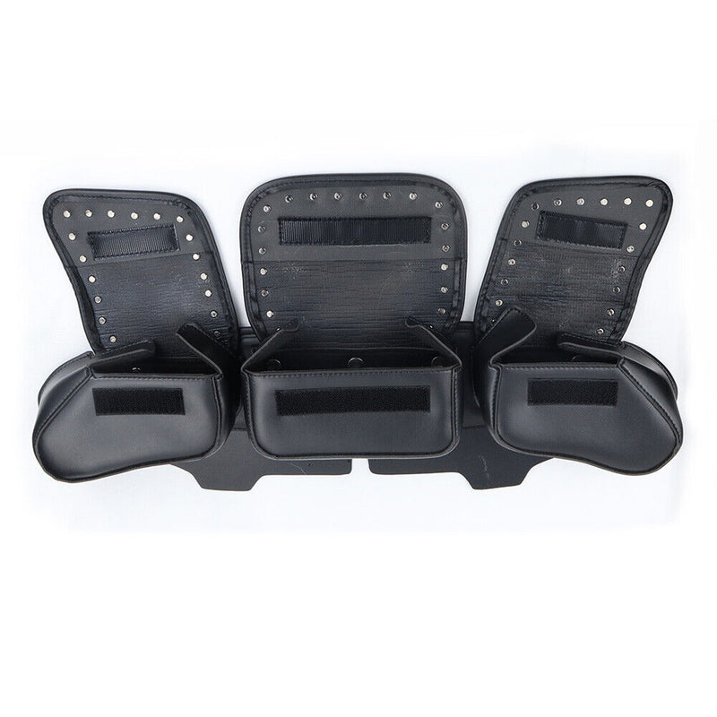 3 Pocket Windshield Bag Waterproof Fit For Harley Electra Glide FLHTC 96-13