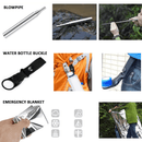 16in1 SOS Kit Outdoor Emergency Equipment Box For Camping Survival Gear