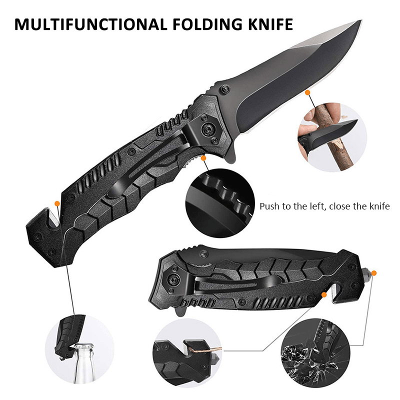 16in1 SOS Kit Outdoor Emergency Equipment Box For Camping Survival Gear