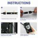 5V RGB LED Strip Lights IP65 Waterproof 5050 5M 10M 20M 300 LEDs USB Bluetooth