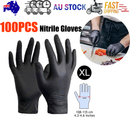 6g Flexible Disposable Nitrile Gloves For Mechanic Work Food Prepa 100pcs XL