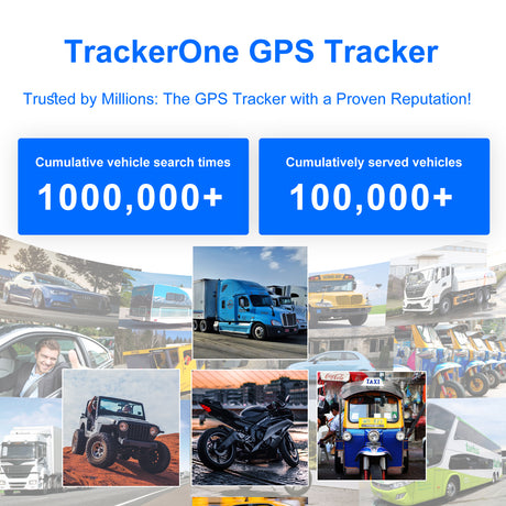 4G GPS Tracker for Car/Moto/Luggage - Waterproof, Real-time Tracking 30 Days Battery Life, Remote Control via Free Trial App.