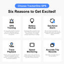 4G GPS Tracker for Car/Moto/Luggage - Waterproof, Real-time Tracking 30 Days Battery Life, Remote Control via Free Trial App.