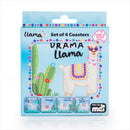 Coasters Set Llama