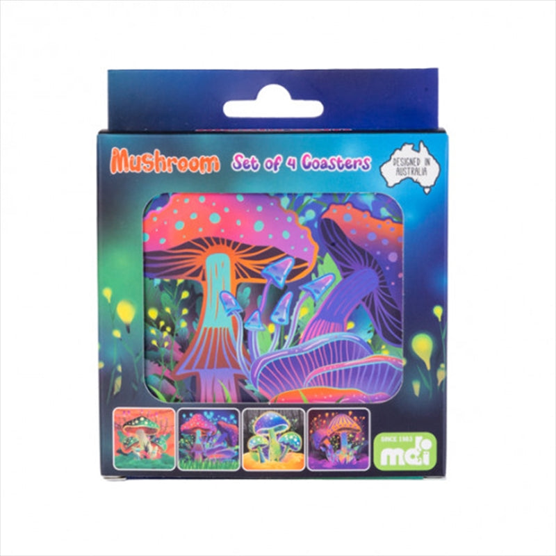 Coasters Set Mushroom
