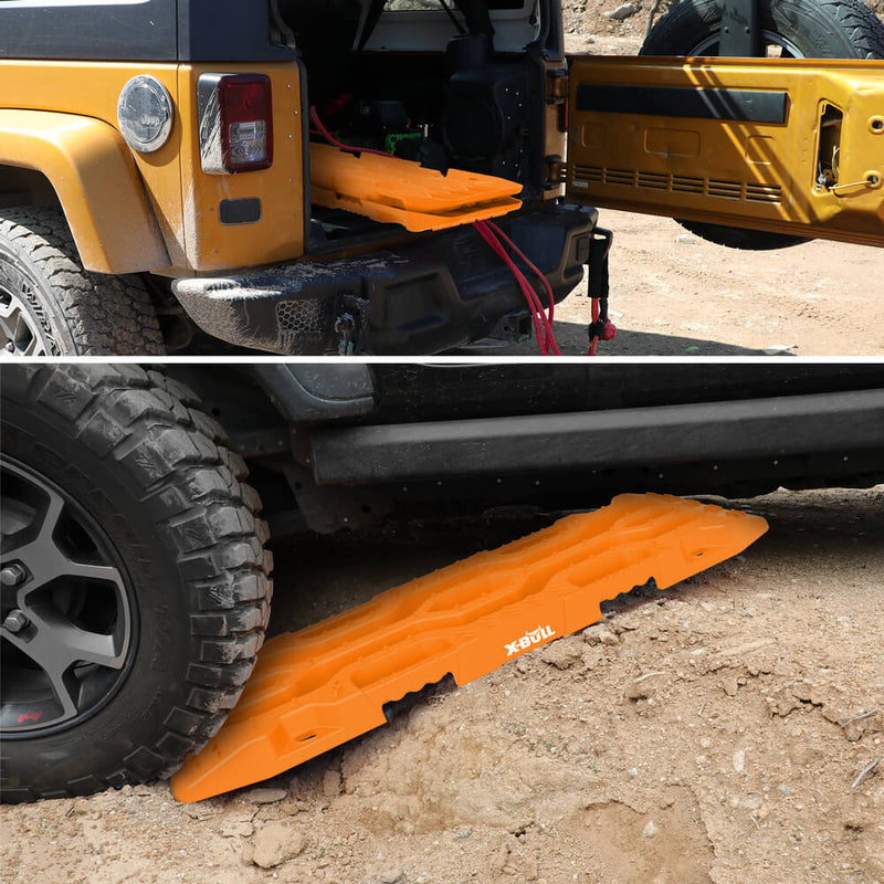 X-BULL 4X4 Recovery tracks Boards Sand tracks Snow Mud 2PCS 12T 4WD Car Truck New
