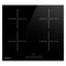 EuroChef 60cm 4 Zone Induction Cooktop, 6800W Electric, Touch Controls