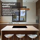 EUROCHEF 60cm 4 Zone Induction Cooktop, 7200W Electric, FlexZone Function, Touch Controls