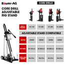 BAUMR-AG Adjustable Core Drill Wheeled Rig Stand