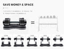 ATIVAFIT 2x Adjustable Dumbbell Set Weights Dumbbells Home Gym Interchangeable