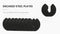ATIVAFIT 2x Adjustable Dumbbell Set Weights Dumbbells Home Gym Interchangeable