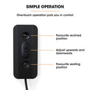 Electric Armchair Recliner, Single Fabric Chair, Biege