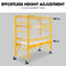 Baumr-AG Adjustable Mobile Scaffolding, 450kg Capacity, with Trapdoor Hatch