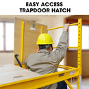 Baumr-AG Adjustable Mobile Scaffolding, 450kg Capacity, with Trapdoor Hatch