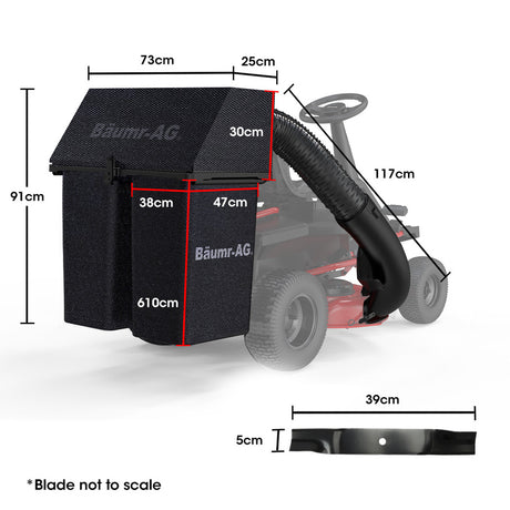 BAUMR-AG 150L Grass Catcher, for 30