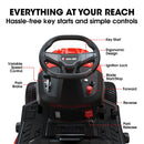 BAUMR-AG 38" Ride On Mower Tractor, Electric Start, 14hp 452cc, Hydrostatic, 100kg Towing, 7 Cut Heights