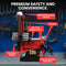 BAUMR-AG Bench Vertical Belt and Disc Sander Combo, 25mm Linisher, 125mm Sanding Disc, Brushless Motor, Dust Collection Ports