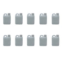 10x 1L Natural Bottle HDPE + TE Cap Jerry Can - Empty Plastic Chemical Food