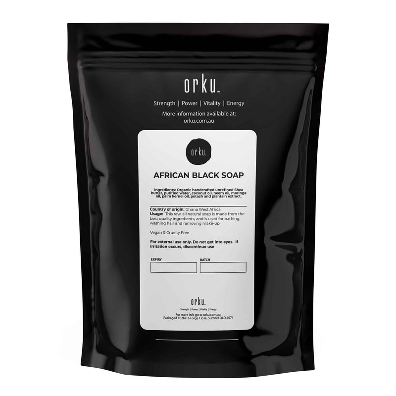 10x 150g African Black Soap Bar Moisturising Shea Moringa Neem Seed Alata Samina