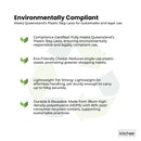 100x Medium Reusable Plastic Singlet Shopping Bags - 80% Recycled 38UM Compliant