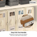 1x Kitchee Foldable Bed Sheet Storage Box – Linen & Closet Organiser Beige