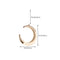 BAMDECOR Moon Stair Chandelier Golden Luxury Villa Duplex Staircase Chandelier Apartment Revolving Loft Hollow Living Room (Dimmable Control)