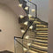 BAMDECOR LED Modern Bedroom Bedside Creative Butterfly Hanging Chandelier Light Fixtures for Stairs Nordic Decoration (12Heads)