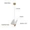 BAMDECOR LED Modern Bedroom Bedside Creative Butterfly Hanging Chandelier Light Fixtures for Stairs Nordic Decoration