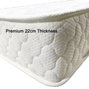 Premium 5 Zone Pocket Spring Foam Mattress Medium Firmness 22cm - Queen