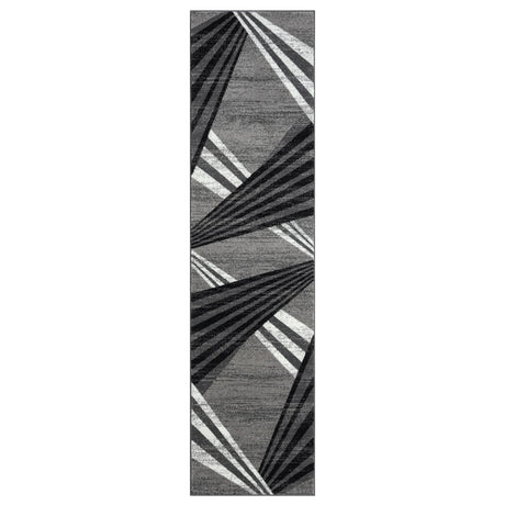 Adore Geometric Textural Rug - Grey - 160x230