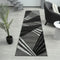 Adore Geometric Textural Rug - Grey - 80x150