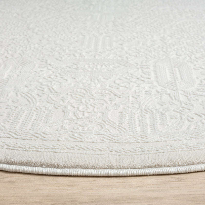 Grande Jacquard Rug - Ivory - 80x150