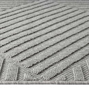 Alpha Outdoor Rug - Light Grey - 80x300