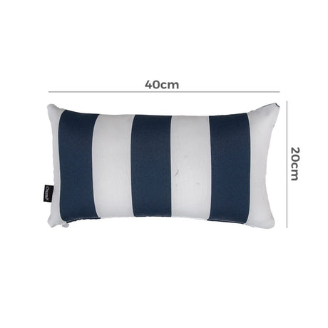 Bicolour Outdoor Lumbar Cushion Pillows