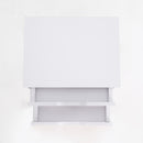 Bedside Table 2 Drawer Wood Leg Storage Cabinet Nightstand SUZY WHITE