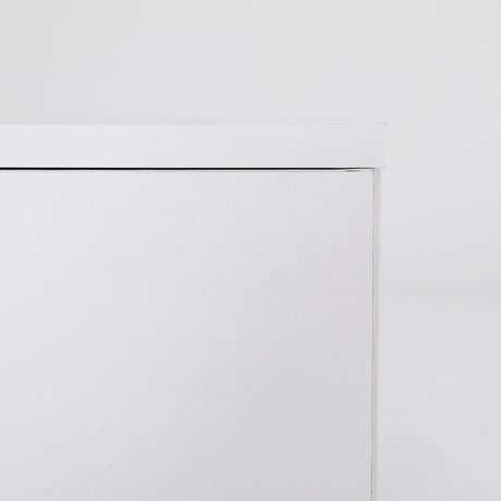 Bedside Table Side Storage Cabinet Nightstand Bedroom 2 Drawer Legs ETTA WHITE