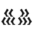 10X Rexy 3D Seamless Crew Socks Medium Slim Breathable BLACK
