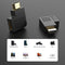 BENFEI HDMI Male to Female Right Angle 90 Degree Adapter