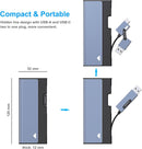 BENFEI 345GY M.2 NVME SATA SSD Enclosure, 10 Gbps USB Type-C/Type-A to NVME PCI-E SATA M-Key/(B+M)