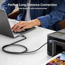 BENFEI 405GY-1M USB B to USB C Printer Cable, Nylon Braided, Premium Aluminium Alloy Case 1M