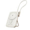 CHOETECH B735-WH 10000mAh 20W MagLeap Wireless Power Bank White with Phone Holder and Build-in Cable
