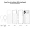 UTIA Ultimake Shockproof Transparent Case Cover With Magnetic Ring for iPhone 17